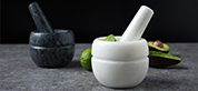 STONE MORTAR & PESTLE