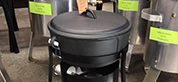 CAST IRON CAULDRON POT